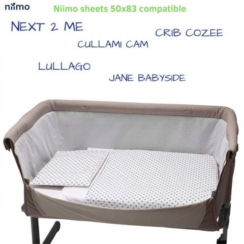Niimo komplet 3+1 do łóżeczka dostawnego Next2Me