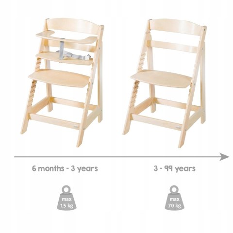 Krzesło do karmienia Roba Sit Up Flex Natur