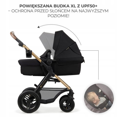Kinderkraft Wózek dziecięcy 4w1 MOOV 2 AIR fotelik MINK PRO baza czarny