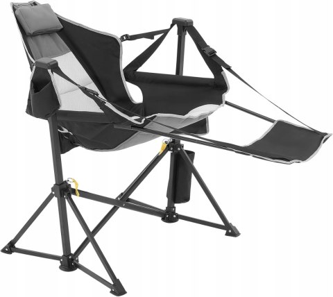 Krzesełko Fotel Bujany Vevor czarny