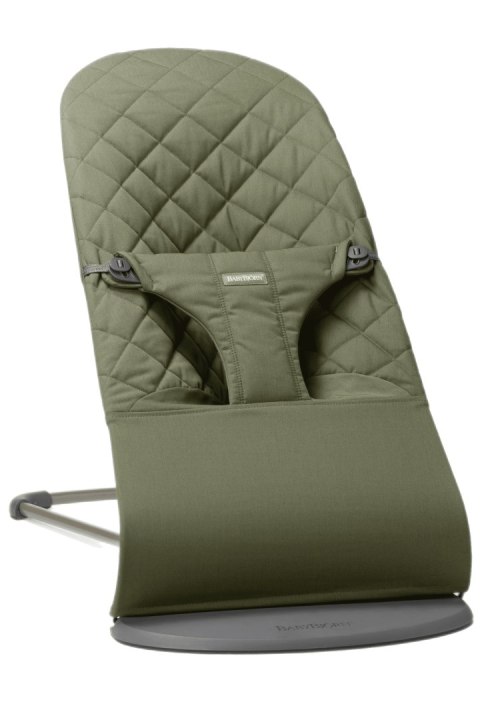 BABYBJORN - leżaczek BLISS Woven-Ciemnozielony