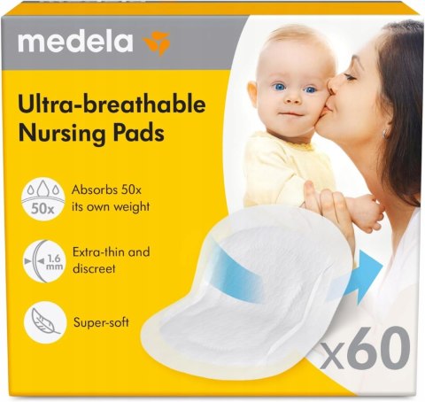 Medela Ultra-oddychająca wkładka do karmienia 60 szt.