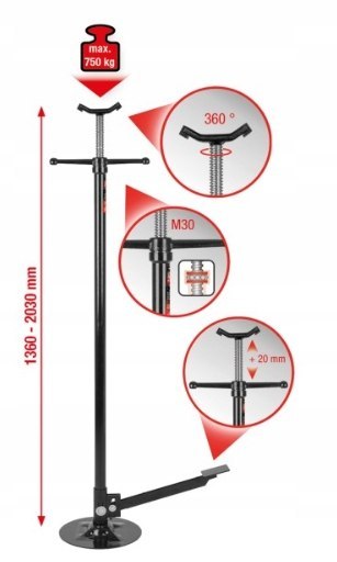 Podpora Teleskopowa KS Tools 160.0342