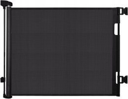 Rozkładana bramka Zabezpieczająca czarna 0-140 cm