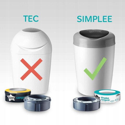 TOMMEE TIPPEE SIMPLEE SANGENIC 6 szt. WKŁADY