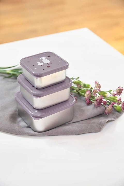 Lassig Lunchbox śniadaniówka gąski 3szt.