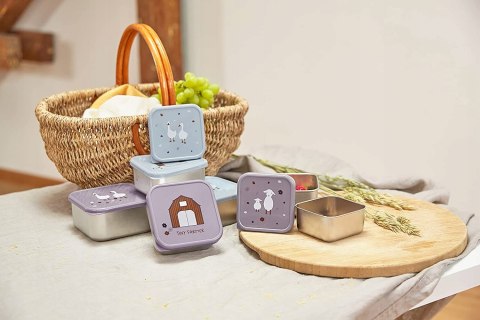 Lassig Lunchbox śniadaniówka gąski 3szt.