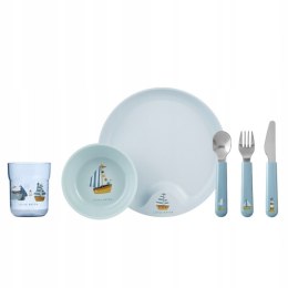 Mepal 6-Częściowy Zestaw Naczyń Stołowych dla Dzieci Mio