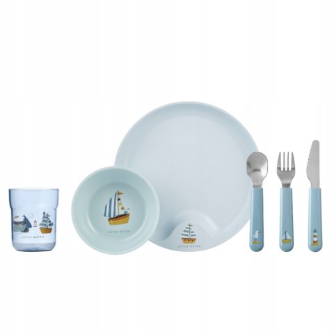 Mepal 6-Częściowy Zestaw Naczyń Stołowych dla Dzieci Mio