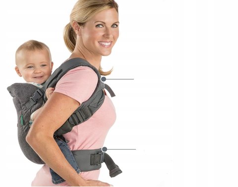 Nosidełko odciążające Infantino 4w1 szary