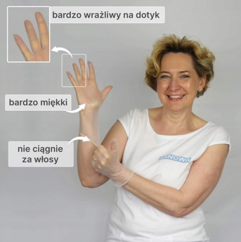 Rękawiczki jednorazowe ARNOMED Vinyl M