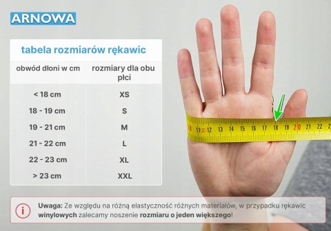 Rękawiczki jednorazowe ARNOMED Vinyl M
