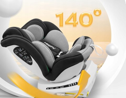 Fotelik Miophy I-Size ISOFIX 360, Groupa 0+/1/2/3 grey