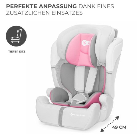 Fotelik samochodowy Kinderkraft COMFORT UP I-SIZE Rosa 9-36 kg