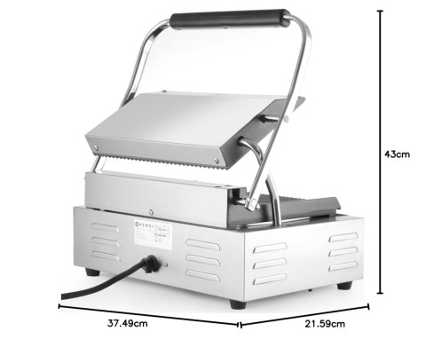 HENDI Grill kontaktowy Panini 300°C / 2200 W