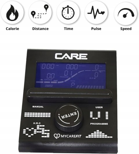 Trenażer eliptyczny Care Ce-685 130 kg