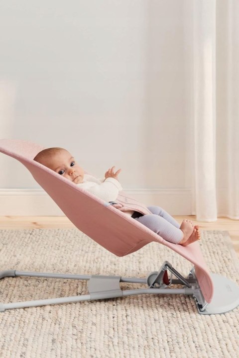 BABYBJORN - leżaczek BLISS 3D Jersey - Jasny Róż