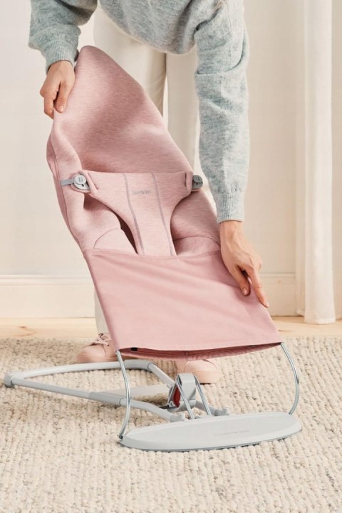 BABYBJORN - leżaczek BLISS 3D Jersey - Jasny Róż