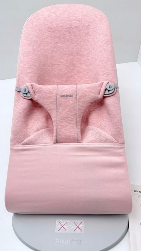 BABYBJORN - leżaczek BLISS 3D Jersey - Jasny Róż