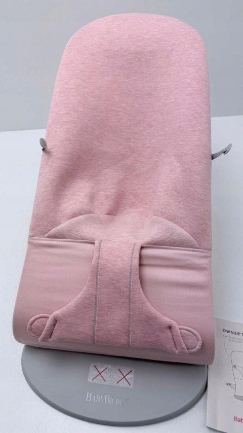 BABYBJORN - leżaczek BLISS 3D Jersey - Jasny Róż
