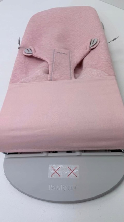 BABYBJORN - leżaczek BLISS 3D Jersey - Jasny Róż