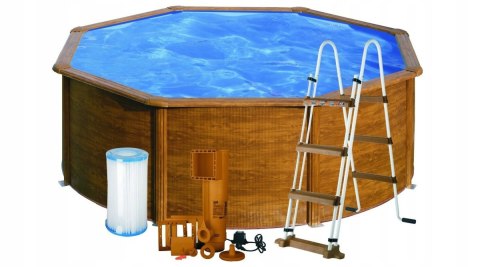 Basen Kanadyjski całoroczny okrągły Ø350 x 120cm SICILIA GRE