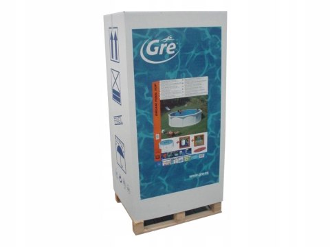 Basen Kanadyjski całoroczny okrągły Ø350 x 120cm SICILIA GRE