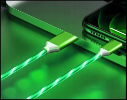 Kabel Lightning USB LED 1m