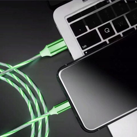 Kabel Lightning USB LED 1m