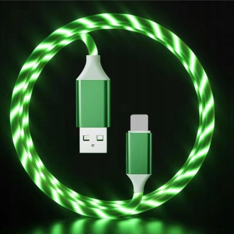 Kabel Lightning USB LED 1m