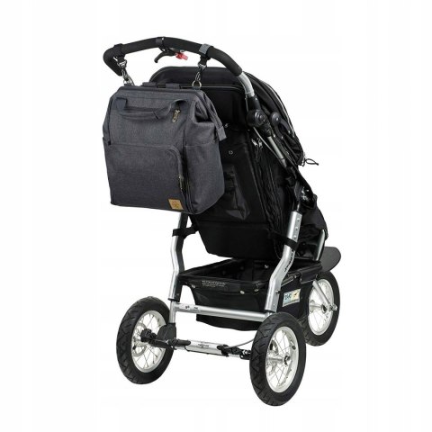 LASSIG Plecak do przewijania wraz z akcesoriami szary