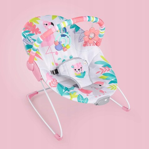 Leżaczek Bright Starts Flamingo Vibes 0m+