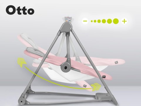 OTTO Lionelo huśtawka bujaczek leżaczek Cozy Pink