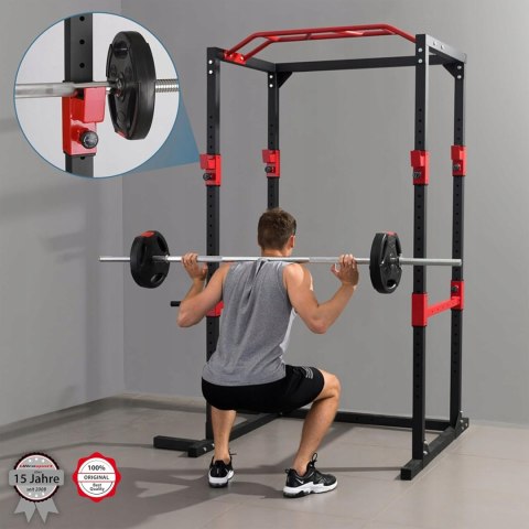 Ultrasport Power Rack Basic, stojak fitness wielofunkcyjny z 4 hakami