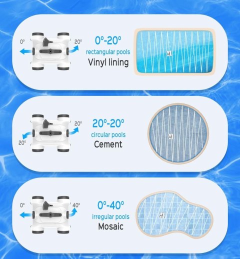WYBOT HJ1008 ODKURZACZ BASENOWY 150W
