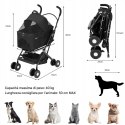 BAKAJI Wózek dla zwierząt domowych 2 w 1