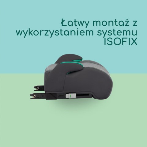 Bebeconfort Manga i-Fix podwyższenie ISOFIX, 22-36 kg, Tinted Graphite