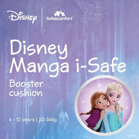 Fotelik podwyższający Bebeconfort Manga i-Safe 6-12 lat Authentic Frozen