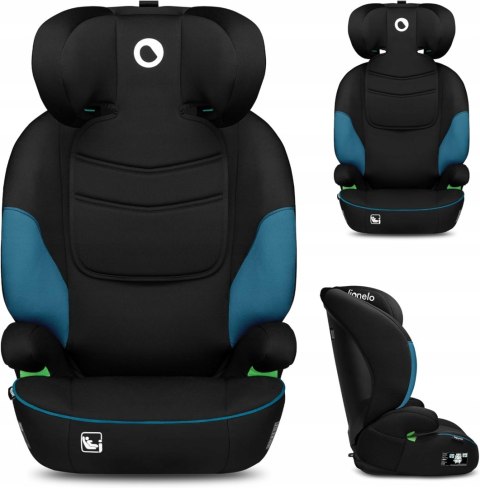 Fotelik samochodowy Lionelo Lars i-Size 100-150cm TURKUSOWY