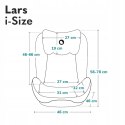 Fotelik samochodowy Lionelo Lars i-Size 100-150cm TURKUSOWY