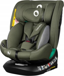 Fotelik samochodowy obrotowy Lionelo Bastiaan One i-Size green olive