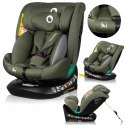 Fotelik samochodowy obrotowy Lionelo Bastiaan One i-Size green olive