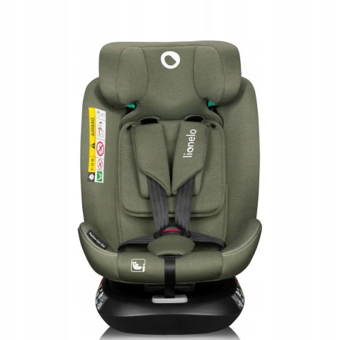 Fotelik samochodowy obrotowy Lionelo Bastiaan One i-Size green olive