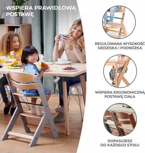 Kinderkraft Krzesełko do karmienia ENOCK 3w1