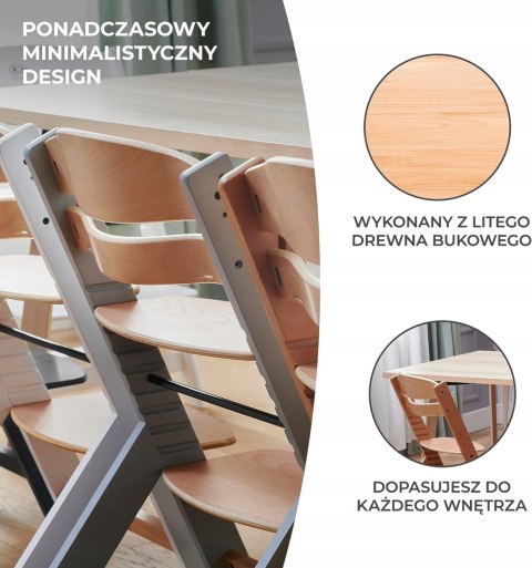 Kinderkraft Krzesełko do karmienia ENOCK 3w1