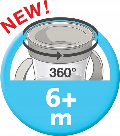 Kubek niekapek Nuk Mini Magic Cup 160ml 360°