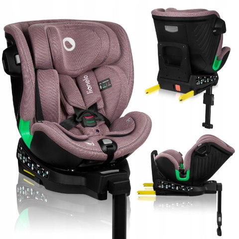 Lionelo Harmony i-Size fotelik samochodowy obrotowy 360 Isofix 40-150 cm
