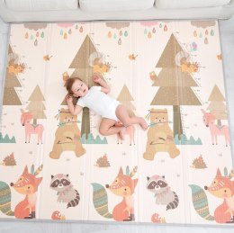 SUPERBE BEBE Dwustronna Mata dla dziecka 200x180 cm