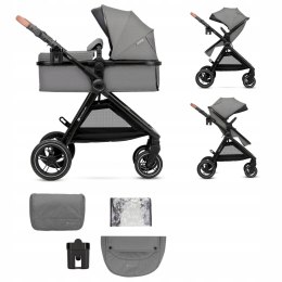 Wózek dziecięcy wielofunkcyjny Kinderkraft ESME 3w1 szary