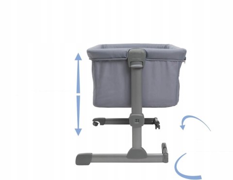 Chicco next2me Essential łóżeczko do 9kg grey